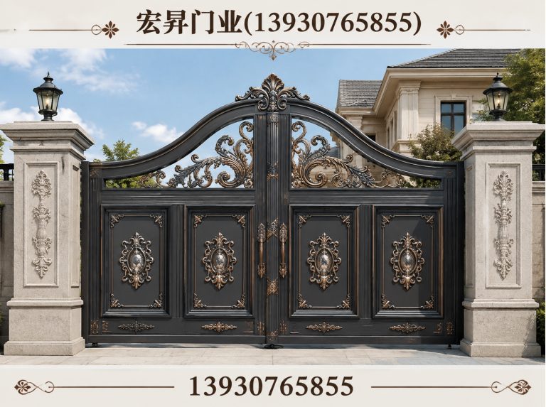 运河区铸铝门展示图